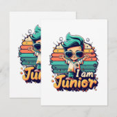 Junior Begleitkarte (Vorne/Hinten)