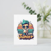 Junior Begleitkarte (Stehend Vorderseite)