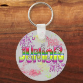 Junior - Blume 2 Schlüsselanhänger (Vorderseite)