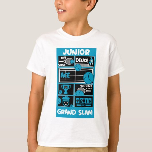 Junior Boys Tennis Player T-Shirt (Vorderseite)