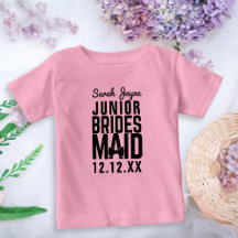 Junior Bridesmaid Brautparty Individuelle Name T -