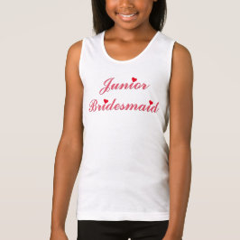 Junior Bridesmaid Brautparty Wedding Tank Top
