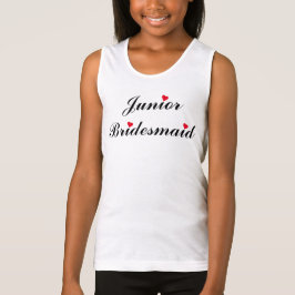 Junior Bridesmaid Brautparty Wedding Tank Top
