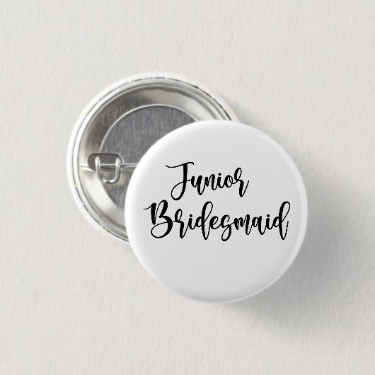 Junior Bridesmaid Button (Vorne & Hinten)