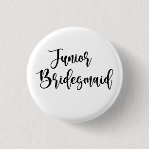 Junior Bridesmaid Button