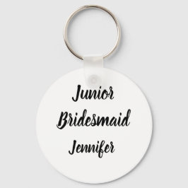 Junior Bridesmaid Geschenke Individuelle Name Hoch Schlüsselanhänger