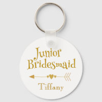 Junior Bridesmaid gibt Golden Schriftart