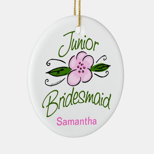 Junior Bridesmaid Keramikornament (Rechts)