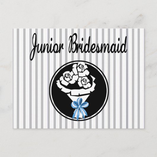 Junior Bridesmaid Postkarte (Vorderseite)
