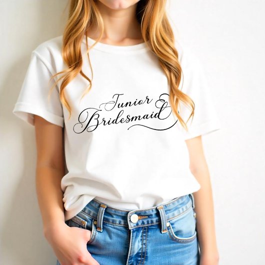 Junior Bridesmaid Shirt - Elegantes Hochzeitsfest