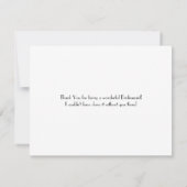 Junior Bridesmaid Vielen Dank | Bridesmaid Einladung (Rückseite)