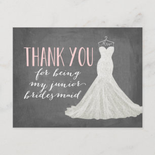 Junior Bridesmaid Vielen Dank   Bridesmaid Einladung