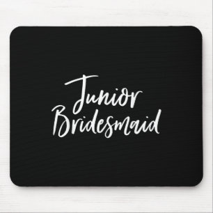 Junior Bridesmaid Wedding Party Bride Groom Famili Mousepad