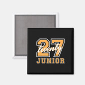Junior Class 2027 Abschluss Zurück zur Schule Oran Magnet (Vorderseite/Rückseite)