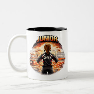Junior Coach Mug - Gymnastics Gift Zweifarbige Tasse