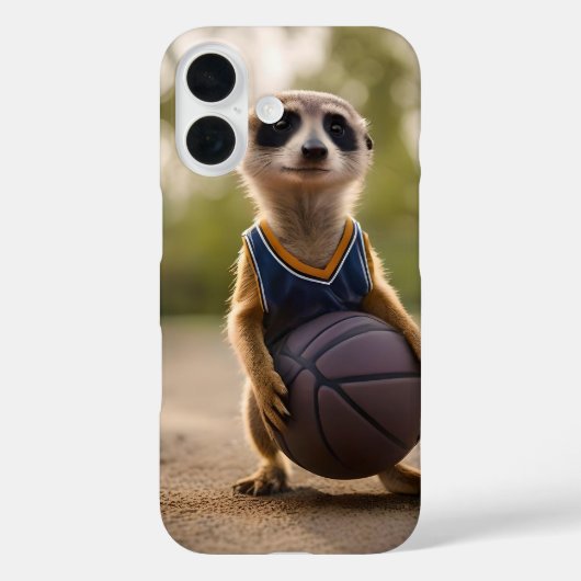 Junior-Erdmännchen-Basketballspieler, Case-Mate iPhone Hülle (Rückseite)