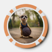 Junior-Erdmännchen-Basketballspieler, Pokerchips (Rückseite)