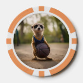 Junior-Erdmännchen-Basketballspieler, Pokerchips (Vorderseite)