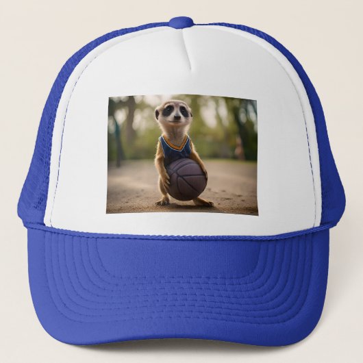 Junior-Erdmännchen-Basketballspieler, Truckerkappe (Vorderseite)