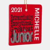 Junior Extraordinaire CUSTOM Keramikornament (Rechts)