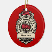 Junior Firefighter-Abzeichen Keramikornament (Links)