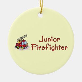 Junior Firefighter Keramikornament