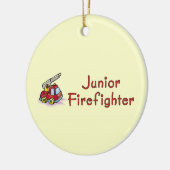 Junior Firefighter Keramikornament (Links)