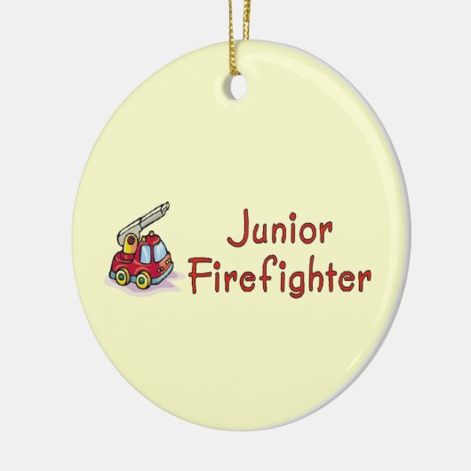 Junior Firefighter Keramikornament (Links)