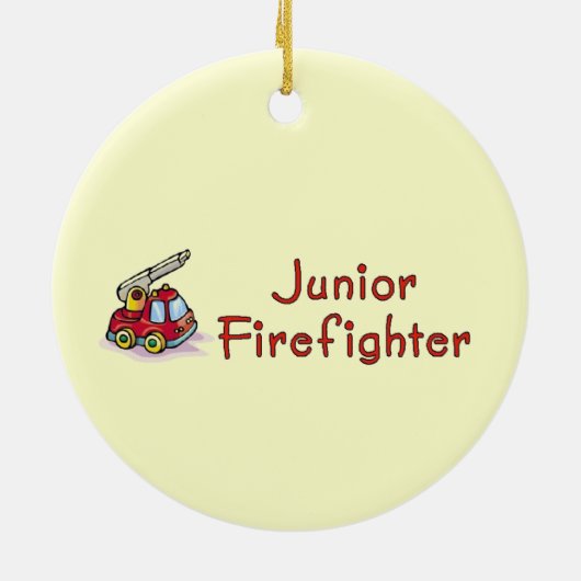 Junior Firefighter Keramikornament (Hinten)