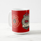 Junior Firefighter - Kundenspezifisch Kaffeetasse (Vorderseite Links)