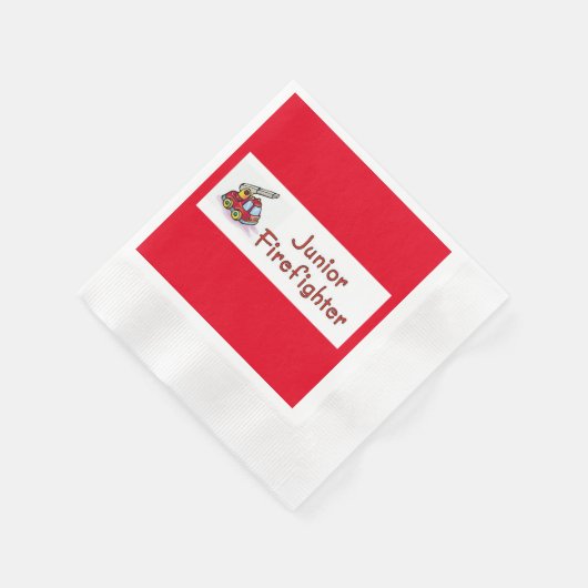 Junior Firefighter Serviette (Ecke)