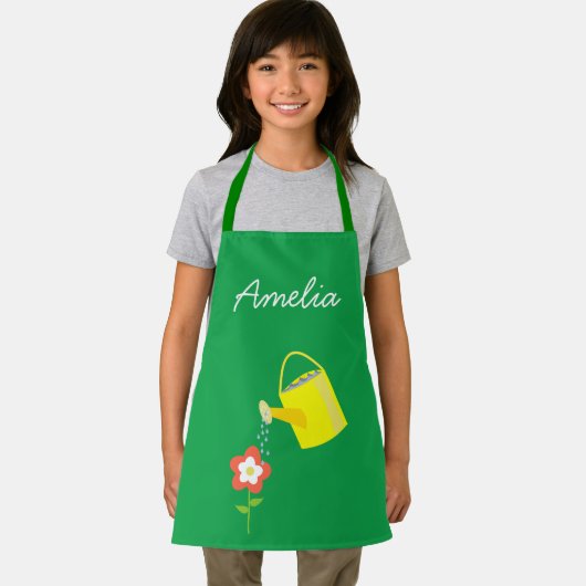 Junior Gärtner Bewässerung können farbenfrohe Kind Schürze (Insitu)