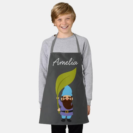 Junior Gärtner Gnome farbige Kinder Schürze (Getragen)