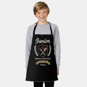 Junior Griller Emblem BBQ-Vater Schürze (Getragen)