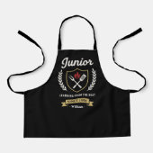 Junior Griller Emblem BBQ-Vater Schürze (Vorderseite)