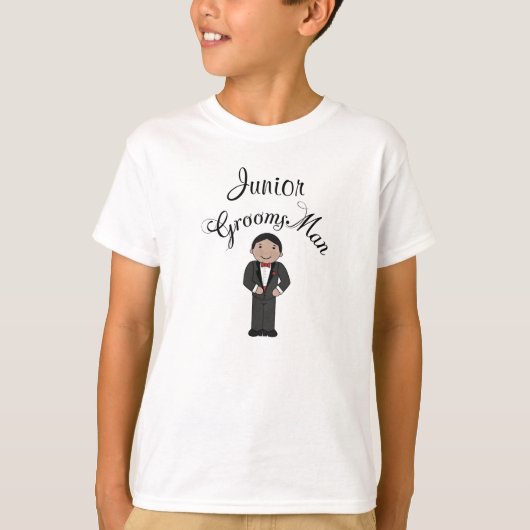 Junior Grooms Man Wedding Party Geschenk T-Shirt (Vorderseite)