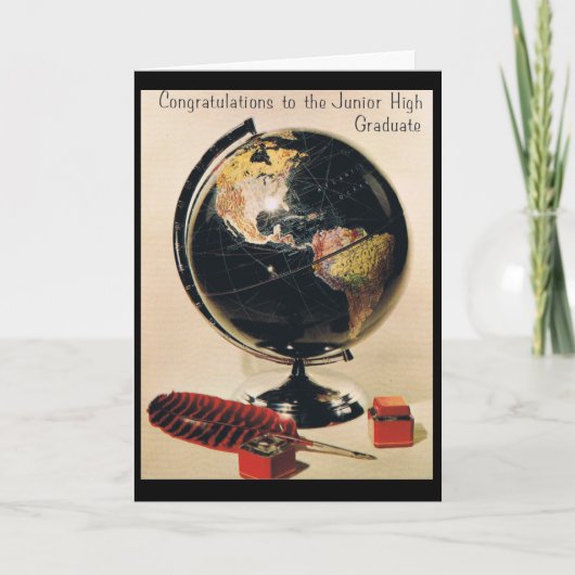 Junior High Abschluss Karte (Vorderseite)