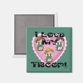 Junior I Liebe Magnet (Vorderseite/Rückseite)