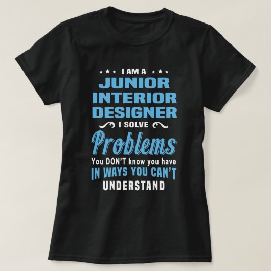 Junior Interior Designer T-Shirt (Design vorne)