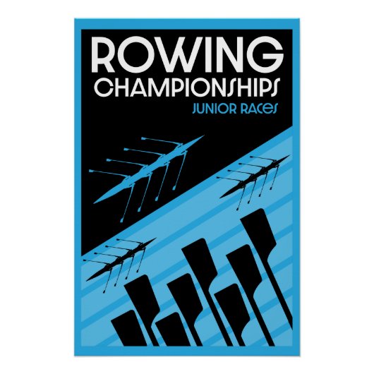 Junior International Rowing Poster (Vorderseite)