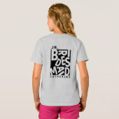 Junior Jr. Bridesmaid, Hochzeitsfeier T-Shirt (Schwarz voll)