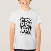 Junior Jr. Trauzeuge, Hochzeitsfeier Tri-Blend Shirt (Vorderseite)