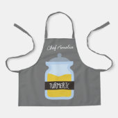 Junior Koch Jar Gewürze tummerfarbene Kinder Schürze (Vorderseite)