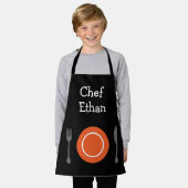 Junior Koch Jungs Gourmet-Kinder Schürze (Getragen)