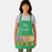 Junior Koch Untersanndwich farbenfrohe Kinder Schürze (Insitu)