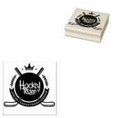 Junior League Championship Hockey Team Gummistempel (Stempel)