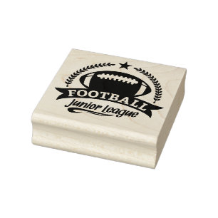 Junior League Football-Stempel Gummistempel