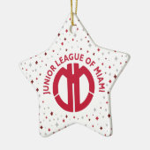 Junior League of Miami Keramik Ornament (Links)