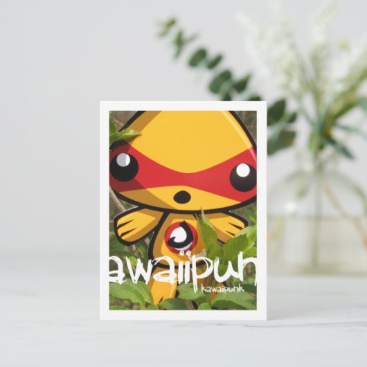 Junior Mascot Postkarte (Stehend Vorderseite)