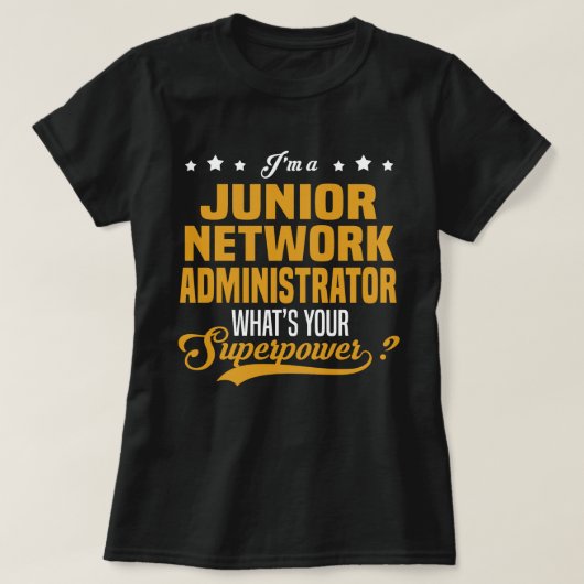 Junior Network Administrator T-Shirt (Design vorne)